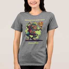 🧌Padel-Schläger-Wüterich Tri-Blend Shirt