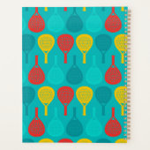 Padel Smash Notes mit Monogramm Planer (Rückseite)