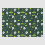 Padel Smashing Christmas Wrap Seidenpapier<br><div class="desc">Die Einführung des "Smashing Christmas Tissue" - denn selbst kleinste Details verdienen eine festliche Kundgebung! 🎾 🎄 Dieses Papiertuch ist ein winterliches Wunderland für Padel-Liebhaber, mit knusprigen, weißen Pdel-Schlägern, wirbelnden Schneeflocken, funkelnden Weihnachtsbäumen und hellgelben Ornamenten, die genauso aussehen wie Pdel-Kugeln, die gewartet werden, serviert zu werden. Die blaue Kulisse macht...</div>