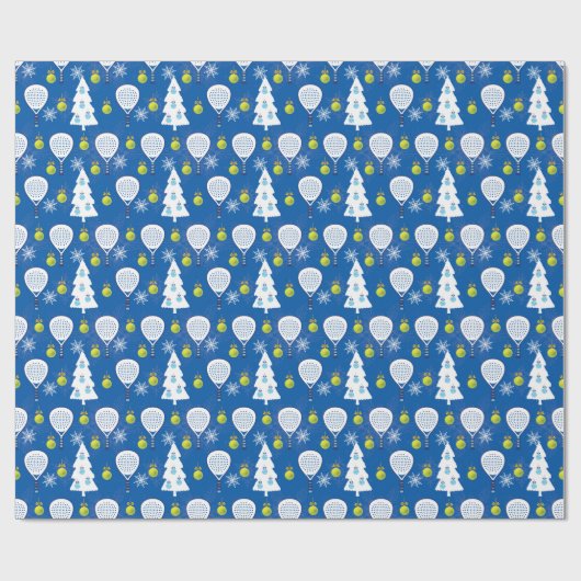 🎾 🎄 Padel Smashing Weihnachten Geschenkpapier (Flach)