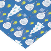 🎾 🎄 Padel Smashing Weihnachten Kurzer Tischläufer (Ecke)