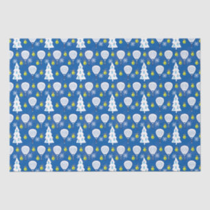 🎾 🎄 Padel Smashing Weihnachten Seidenpapier