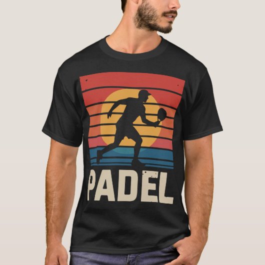Padel Sport Vintage T-Shirt (Vorderseite)