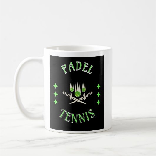Padel-Tasse mit dem Logo "Army Knife" Kaffeetasse (Links)