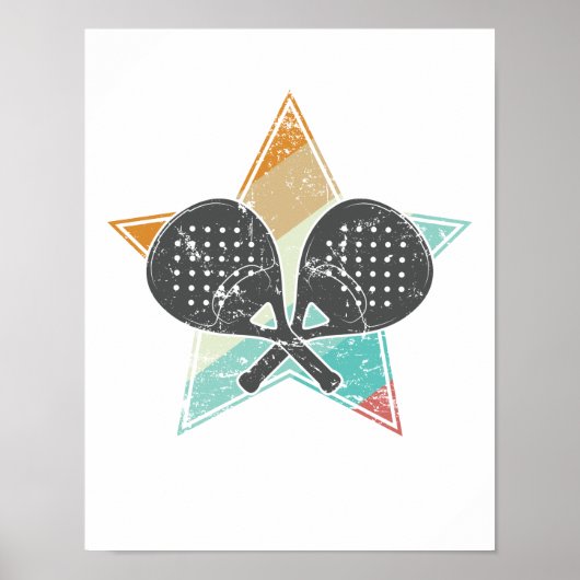 Padel Tennis Ballsportart Poster (Vorne)