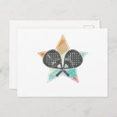 Padel Tennis Ballsportart Postkarte (Vorne/Hinten)