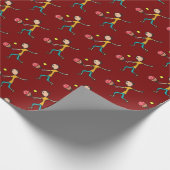 Padel Tennis Geschenkpapier (Ecke)