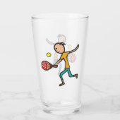 Padel Tennis Glas (Rückseite)