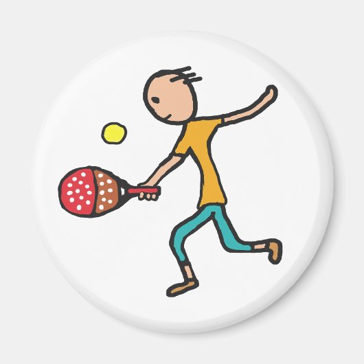 Padel Tennis Magnet (Vorne)