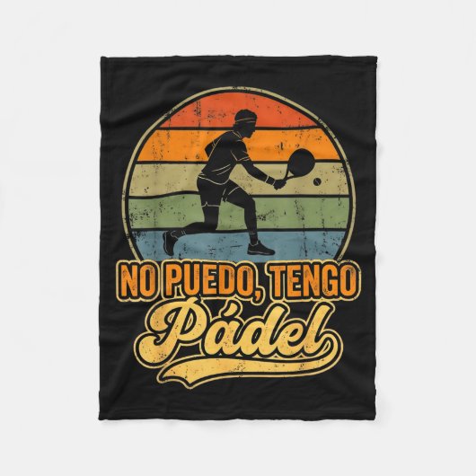 Padel Tennis Padel Players Cool Men Women Padel Gr Fleecedecke (Vorderseite)