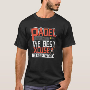 Padel Tennis Padel Racket Sportspieler Fu T-Shirt
