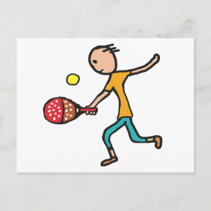 Padel Tennis Postkarte