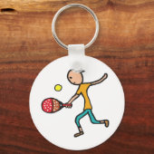 Padel Tennis Schlüsselanhänger (Rückseite)