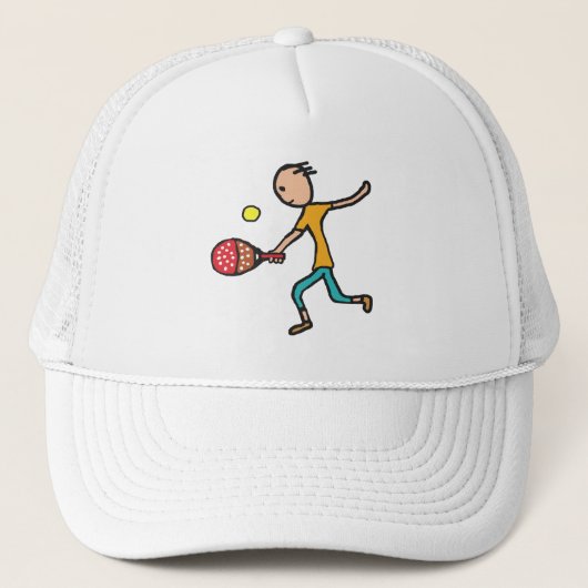 Padel Tennis Truckerkappe (Vorderseite)