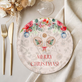 Padel Themed Paper Plates – Festive Racquet Motif Pappteller