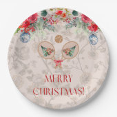 Padel Themed Paper Plates – Festive Racquet Motif Pappteller (Vorderseite)