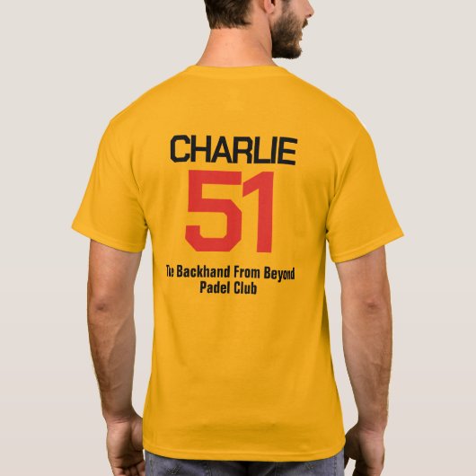 Padel UFOh-Yeah T-Shirt (Rückseite)