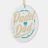 Padel Vater Plattform Tennis Paddleplatz Padel Keramik Ornament (Rechts)