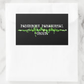 Paderborn Paranormal Group Ghost Hunter Aufkleber (Tasche)