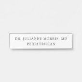 Pädiatrie Türschild (Vorderseite )