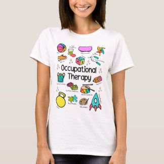 Pädiatrische Berufstherapie Farbvoller T - Shirt