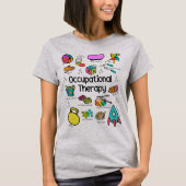 Pädiatrische Berufstherapie Farbvoller T - Shirt (Vorderseite)