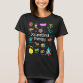 Pädiatrische Berufstherapie Vivid Design T-Shirt (Vorderseite)