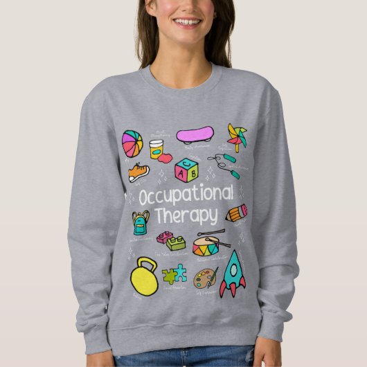 Pädiatrische Berufstherapie Vivid Sweatshirt (Vorderseite)