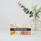 Pädiatrische Ernennung Visitenkarte Blue Terminkarte (Stehend Vorderseite)