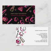 Pädiatrische Kinder Zahnmedizin Visitenkarte (Vorne/Hinten)