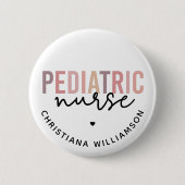 Pädiatrische Krankenpflege PEDS Kinderkrankenpfleg Button (Vorderseite)