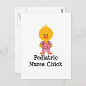 Pädiatrische Krankenpflege Postkarte (Vorne/Hinten)