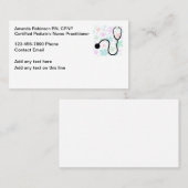 Pädiatrische Krankenpflegepraktiker Visitenkarten Visitenkarte (Vorne/Hinten)