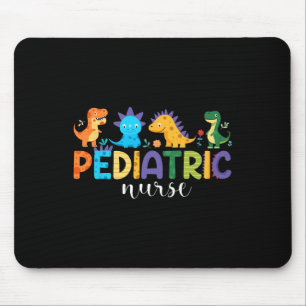 Pädiatrische Krankenpfleger Pflege Dinosaurier Auf Mousepad