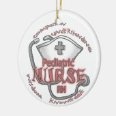 Pädiatrische Krankenschwester Axiom Keramik Ornament (Links)