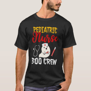 Pädiatrische Krankenschwester Boo Crew Weihnachts T-Shirt