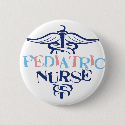 Pädiatrische Krankenschwester Button (Vorderseite)