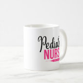 Pädiatrische Krankenschwester Funny Gift Kaffeetasse (VorderseiteRechts)