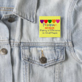 Pädiatrische Krankenschwester-Geschenke Button (Beispiel)