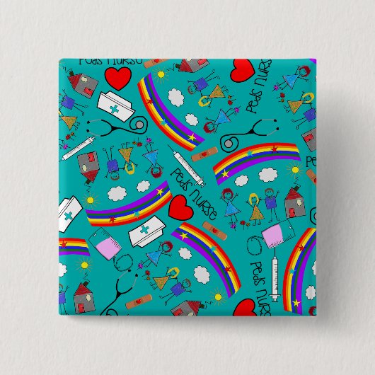 Pädiatrische Krankenschwester-Knöpfe Button (Vorderseite)