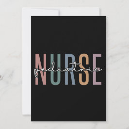 Pädiatrische Krankenschwester | Peds Nurse PICU Kr Karte