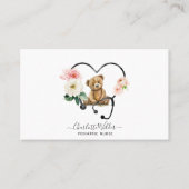 Pädiatrische Krankenschwester Teddy Bear Stethosko Visitenkarte (Vorderseite)