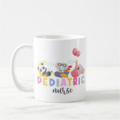 Pädiatrische Krankenschwester Tiergarten Zoo Peds Kaffeetasse (Links)