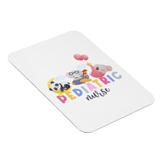 Pädiatrische Krankenschwester Tiergarten Zoo Peds Magnet (Rechte Seite)