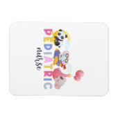 Pädiatrische Krankenschwester Tiergarten Zoo Peds Magnet (Horizontal)