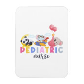 Pädiatrische Krankenschwester Tiergarten Zoo Peds Magnet (Vertikal)