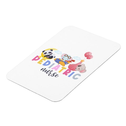 Pädiatrische Krankenschwester Tiergarten Zoo Peds Magnet (Linke Seite)