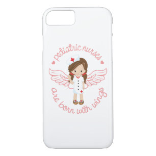 Pädiatrische Krankenschwestern sind mit Flügeln iPhone 8/7 Hülle
