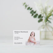 Pädiatrische Nutricionist Visitenkarte (Stehend Vorderseite)