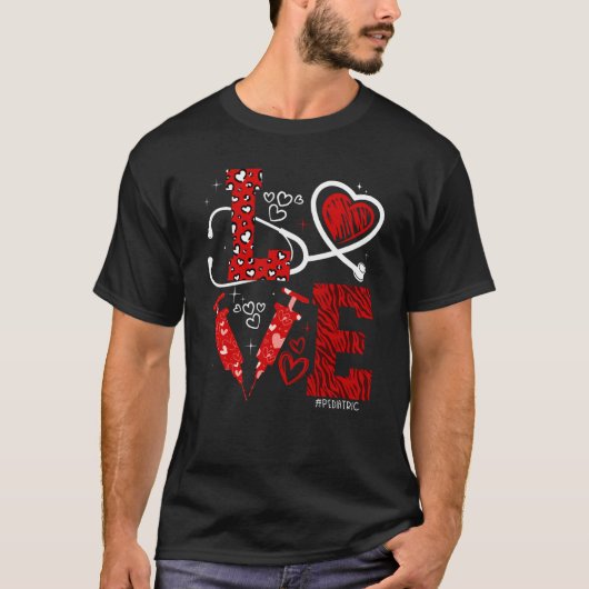 Pädiatrische PÄDER Liebe Valentinstag T-Shirt (Vorderseite)